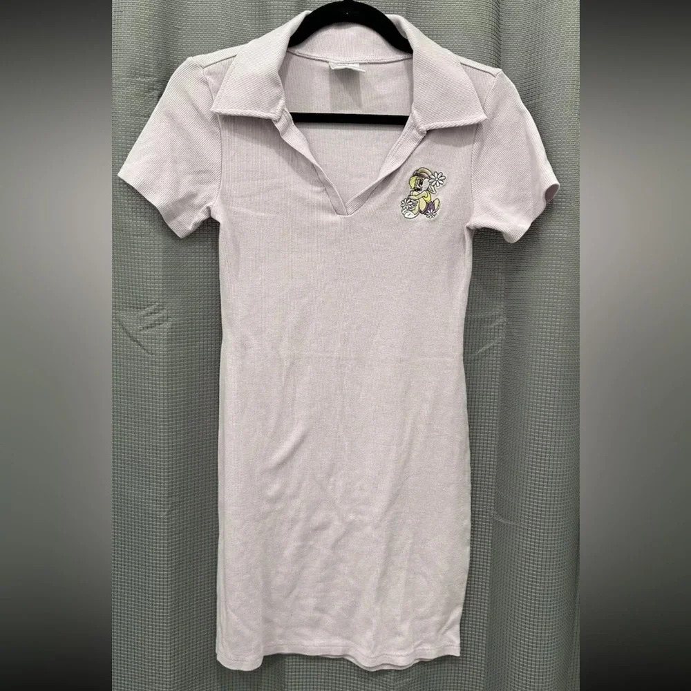 Looney Tunes Polo Dress Space Jam Lola Bunny Stretch Halloween Costume Small